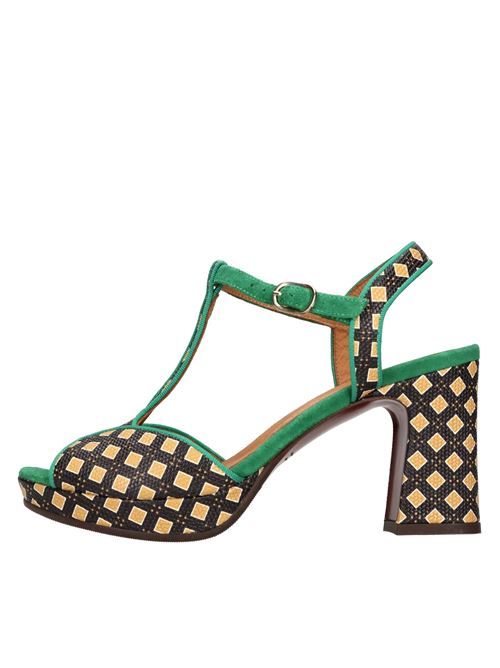 Sandali in pelle modello Keduni CHIE MIHARA | KEDUNI44 SOULVUOIO-VERDE